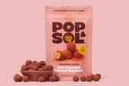 Strawberry Dusted Dark Chocolate Covered Hazelnuts